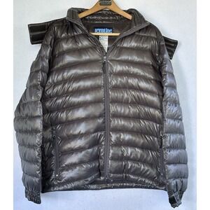 Iceburg Puffer Down Hooded Jacket Gray Men's M